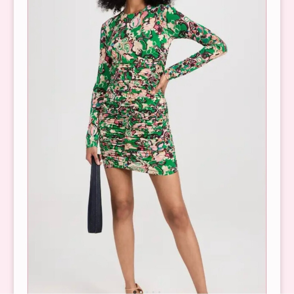 A.L.C Kiki mini dress in emerald size S brand new with tags